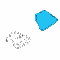 OEM 2001 Nissan Maxima Gasket-Oil Pan Diagram - 31397-80X01