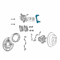OEM Dodge Caliber Adapter-Disc Brake CALIPER Diagram - 68033071AA