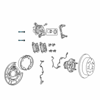 OEM 2007 Dodge Caliber Bolt-HEXAGON FLANGE Head Diagram - 6509242AA