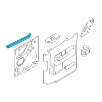 OEM 2010 Ford F-150 Belt Weatherstrip Diagram - 9L3Z-1625860-A