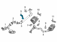 OEM Jeep Grand Wagoneer EXHAUST Diagram - 68492390AA