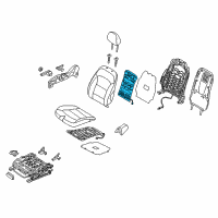 OEM 2019 Hyundai Elantra Heater-Front Seat Back, LH Diagram - 88390-F2700
