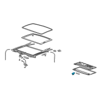 OEM 2001 Chevrolet Monte Carlo Switch Asm-Sun Roof Diagram - 10408574