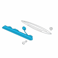 OEM 2018 Honda Fit Light Assy., High Mount Stop Diagram - 34270-T5A-J31