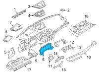 OEM BMW M4 TRIM INSTRUMENT CLUSTER Diagram - 51-45-6-805-535