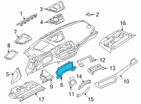 OEM 2022 BMW 330e TRIM INSTRUMENT CLUSTER Diagram - 51-45-6-805-535