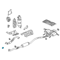 OEM 2013 Honda Accord Gasket, Exhuast Pipe Diagram - 18303-T2B-A01