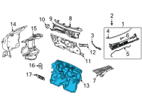 OEM 2021 Buick Encore GX Insulator Diagram - 60004283