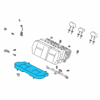 OEM Scion Seat Cushion Diagram - 71601-5C580-C1