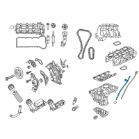 OEM 2012 Dodge Journey Tube-Engine Oil Indicator Diagram - 68067147AE