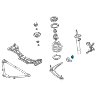 OEM 2001 BMW M3 Rubber Mounting Diagram - 31-12-2-229-857