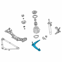 OEM 2002 BMW 325xi Wishbone, Right Diagram - 31-12-6-777-852