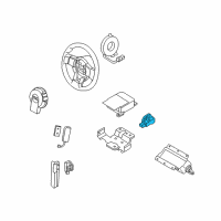 OEM Nissan 350Z Sensor-Side Air Bag, RH Diagram - K8870-CF40A