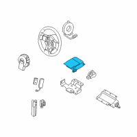 OEM 2007 Nissan 350Z Sensor-Side Air Bag Center Diagram - K8820-EV12D