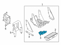 OEM 2015 Ford F-150 Latch Diagram - JL3Z-1516516-A