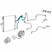 OEM 2018 Ram 3500 Line-A/C CONDENSER Diagram - 52014737AA