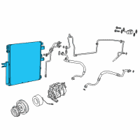 OEM 2016 Ram 3500 Cooler-Air Conditioning Diagram - 52014736AA