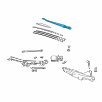 OEM 1992 Acura NSX Arm, Windshield Wiper (Driver Side) Diagram - 76600-SL0-A01