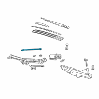 OEM Acura NSX Rod Unit C Diagram - 76555-SL0-A01