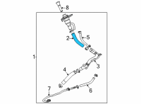 OEM 2021 Cadillac Escalade Upper Hose Diagram - 84692824