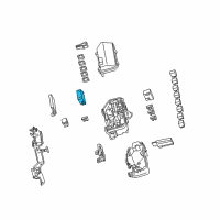 OEM Acura ZDX Relay Unit Diagram - 38254-TK4-A01