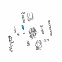 OEM Acura TL Relay Unit Diagram - 38254-TK4-A01