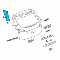 OEM 2021 GMC Terrain Applique Diagram - 84268115