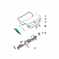 OEM 2008 BMW M3 Rear-End Kinematics, Left Diagram - 54-37-7-203-115