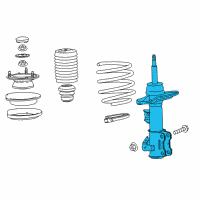 OEM 2018 Cadillac ATS Front Suspension Strut Assembly Diagram - 23219712