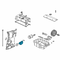 OEM Honda Civic Cover, Chain Case Diagram - 11412-PNA-000