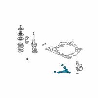 OEM Honda Civic Arm, Left Front (Lower) Diagram - 51360-S5T-A01