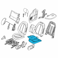 OEM 2016 BMW X1 Basic Seat Upholstery Diagram - 52-10-7-430-791