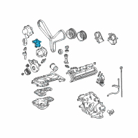OEM 2001 Toyota Land Cruiser Outer Timing Cover Diagram - 11303-AC010