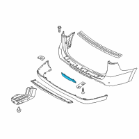 OEM Kia Sedona REFLECTOR/REFLEX Assembly Diagram - 92406A9200