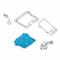 OEM 2014 Nissan Rogue Map Lamp Assy Diagram - 26430-4CE1A