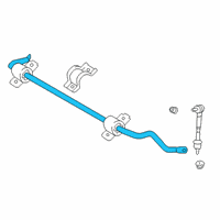 OEM Lexus GS F Bar, Stabilizer, Rear Diagram - 48812-24140