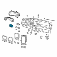 OEM Ram Shifter-Transmission Diagram - 68263854AH