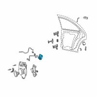 OEM 2003 Lincoln LS Latch Assembly Diagram - 3W4Z-54203A28-BB