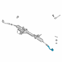 OEM 2019 Kia Stinger End Assembly-Tie Rod, LH Diagram - 56820J5000