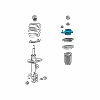 OEM 2021 Lexus ES250 Front Suspension Support Sub-Assembly Diagram - 48609-06440