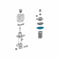 OEM 2019 Toyota RAV4 Upper Spring Insulator Diagram - 48157-06220