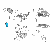 OEM Acura TL Tube C, Air In. Diagram - 17245-RDA-A00