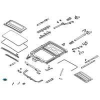 OEM BMW 325Ci Sliding Roof Drive Unit With Module Diagram - 67-61-6-928-756