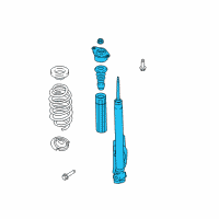 OEM 2021 Ford EcoSport Shock Assembly Diagram - GN1Z-18125-AQ