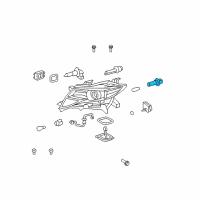 OEM Toyota Camry Marker Lamp Bulb Socket Diagram - 90069-81003