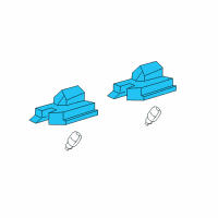 OEM 2018 Dodge Durango Lamp-License Plate Diagram - 68370520AA