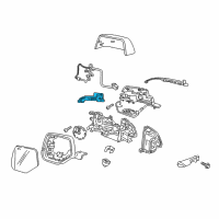 OEM Chevrolet Traverse Signal Lens Diagram - 84206439