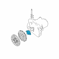 OEM Kia Sportage Bearing-Clutch RELEA Diagram - 4142139275