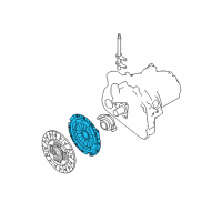 OEM 2005 Hyundai Tucson Cover Assembly-Clutch Diagram - 41300-39260