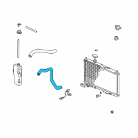 OEM 2002 Acura CL Hose, Water (Lower) Diagram - 19502-P8E-A00